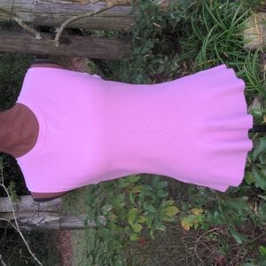 Ann Taylor Sleeveless Pink Sweater